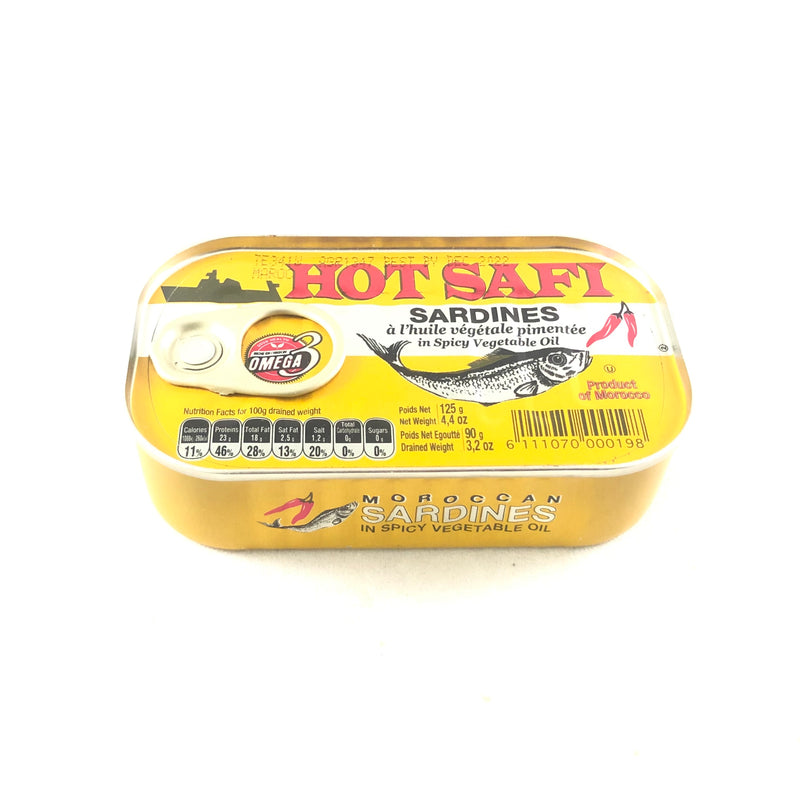 Hot Safi Sardines in Spicy Vegetable Oil