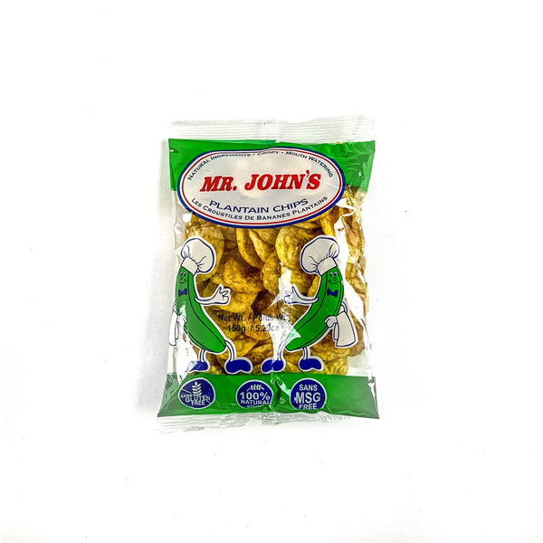 Mr John's Unripe Plantain Chips