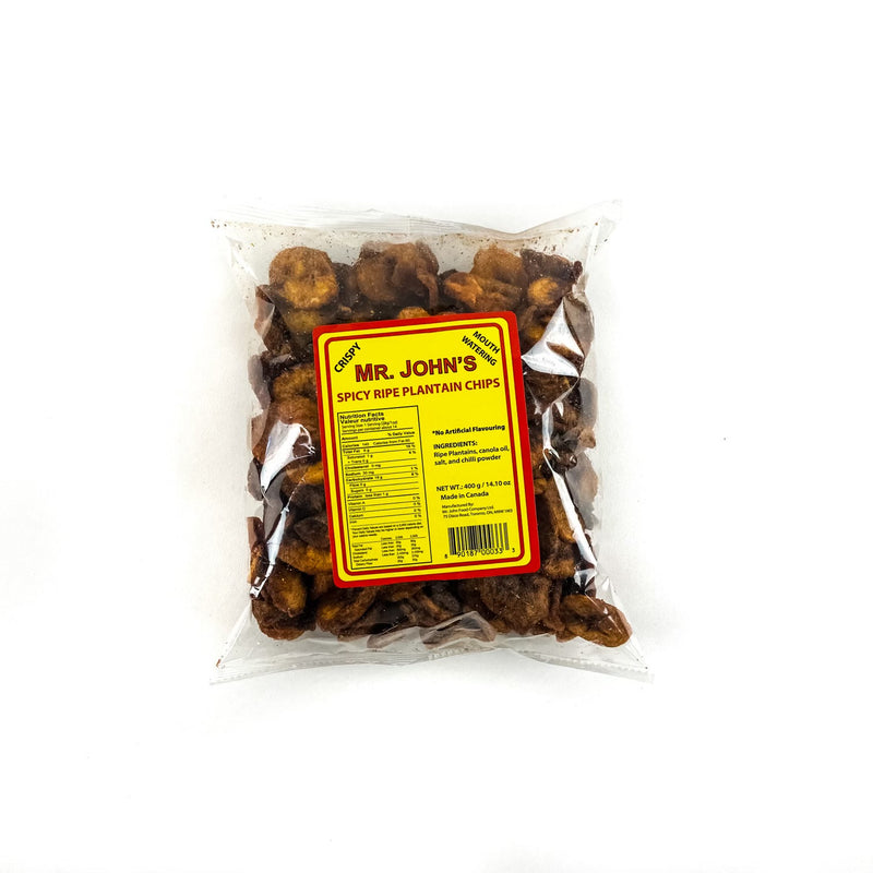 Mr John's Spicy Ripe Plantain Chips-400g