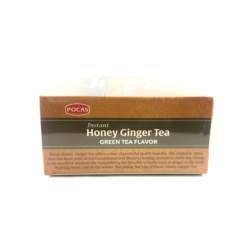 Instant Honey Ginger Tea - Green Tea Flavor