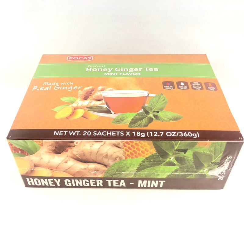 Instant Honey Ginger Tea - Mint Flavor