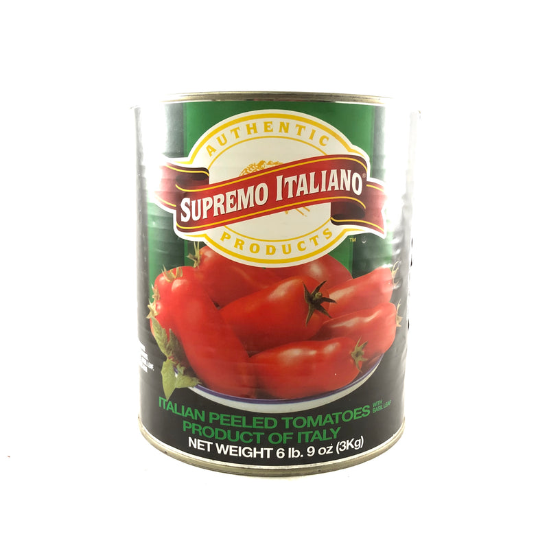 Supremo Italian Peeled Tomatoes with Basil Leaf