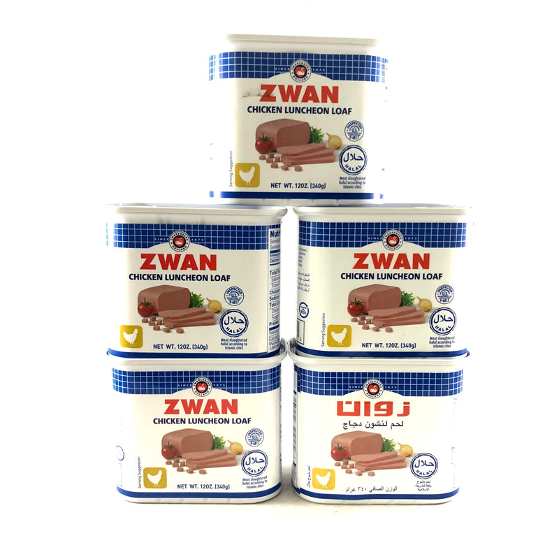 Zwan Chicken Luncheon Loaf 12oz x 5 Cans
